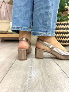 Unisa | Jensen Metallic Slingback Shoe