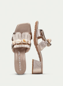 Hispanitas | Dallas Metallic Sandals