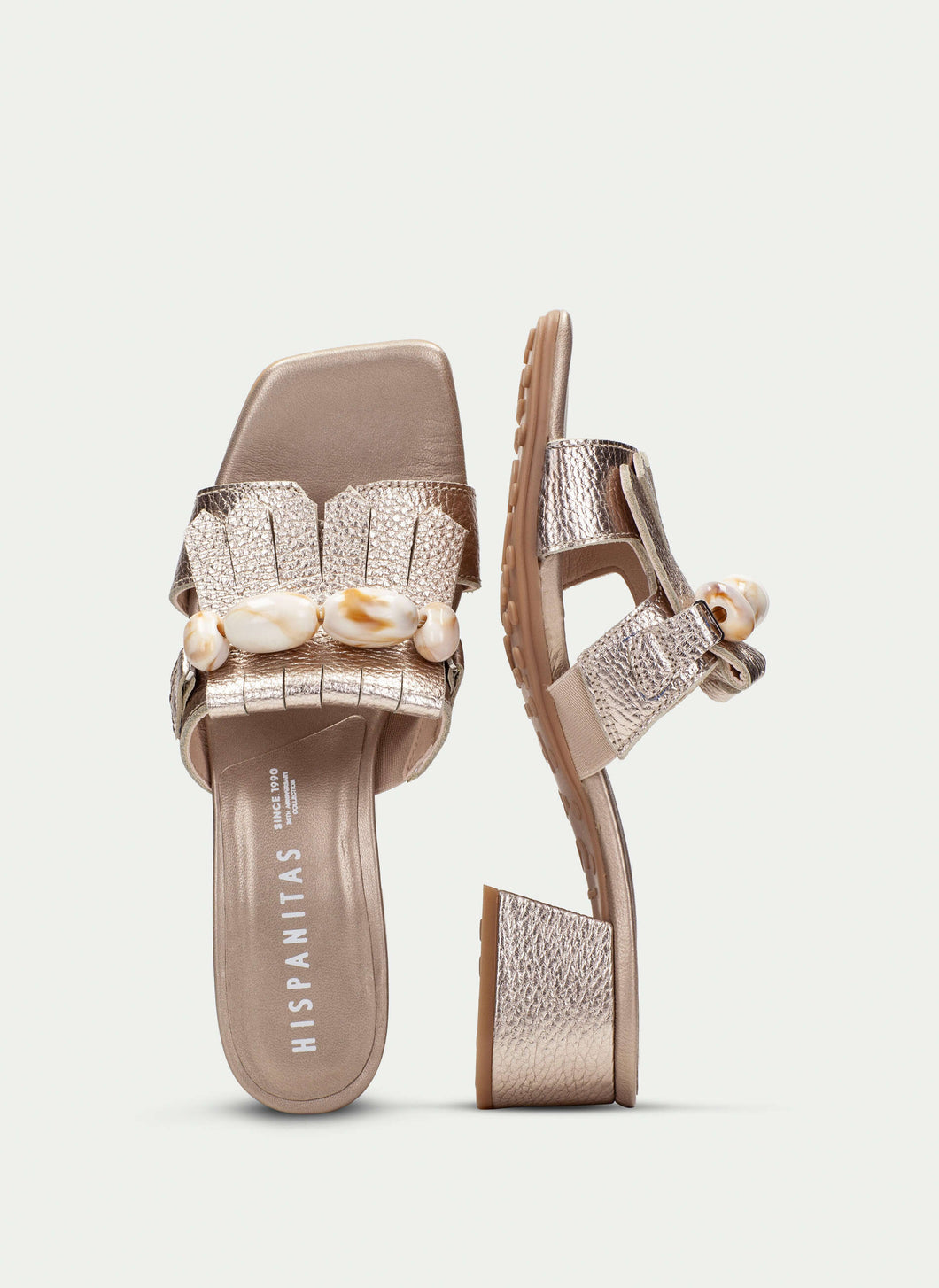 Hispanitas | Dallas Metallic Sandals