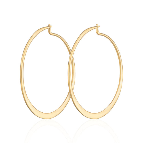 SP Flat Hoop Earrings