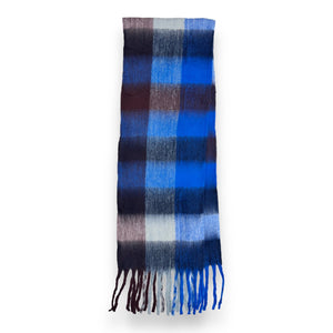 Soft Checked Blanket Scarf