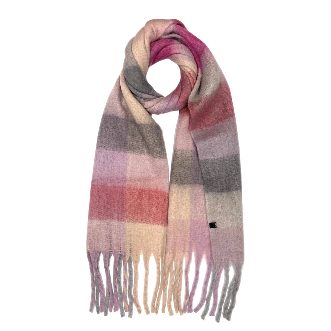 Soft Checked Blanket Scarf