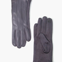 Load image into Gallery viewer, Leather Touch Screen Lined Gloves