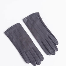 Load image into Gallery viewer, Leather Touch Screen Lined Gloves