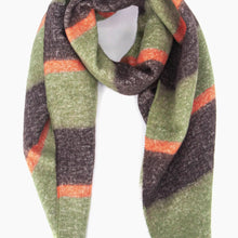 Load image into Gallery viewer, Zola Block Stripe Scarf