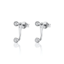 Load image into Gallery viewer, SP | Sparkle Dot Ear Jacket Earrings