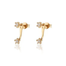 Load image into Gallery viewer, SP | Sparkling Star Ear Jacket Earrings