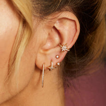 Load image into Gallery viewer, SP | Sparkling Star Ear Jacket Earrings