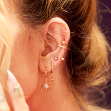 Load image into Gallery viewer, SP | Sparkling Star Ear Jacket Earrings