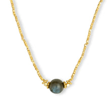 Load image into Gallery viewer, Ashiana | Bluebell Choker Necklace | Labradorite