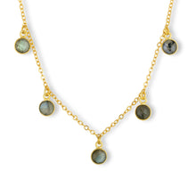 Load image into Gallery viewer, Ashiana | Maeve Charm Necklace | Labradorite