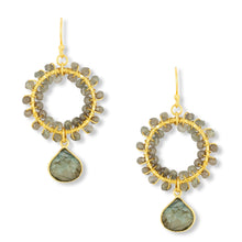 Load image into Gallery viewer, Ashiana | Talia Earrings | Labradorite