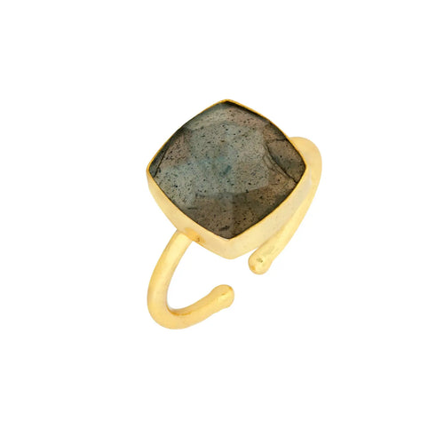 Ashiana | Darcy Ring | Labradorite