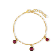 Load image into Gallery viewer, Ashiana | Orla Charm Bracelet | Red