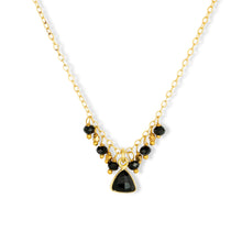 Load image into Gallery viewer, Ashiana | Lacey Charm Necklace | Black