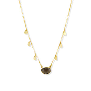 Ashiana | Summer Necklace | Smokey Quartz