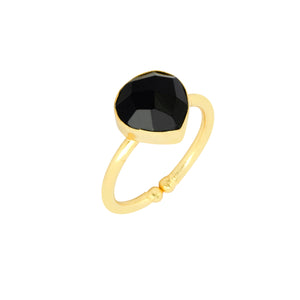 Ashiana | Lily Ring | Black Onyx