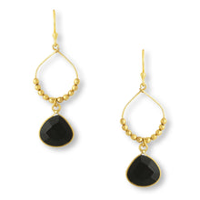 Load image into Gallery viewer, Ashiana | Bay Reef Earrings | Black Onyx