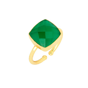 Ashiana | Darcy Ring | Green Onyx