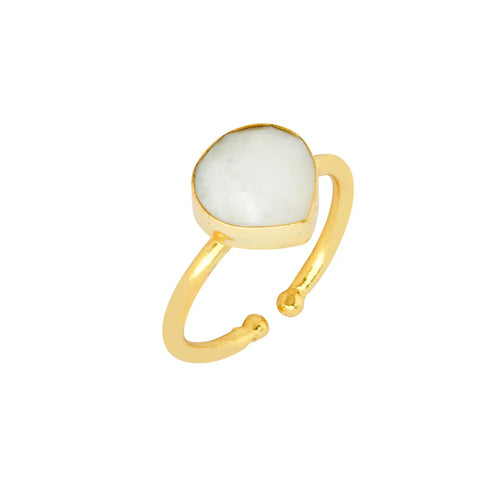 Ashiana | Lily Ring | Moonstone