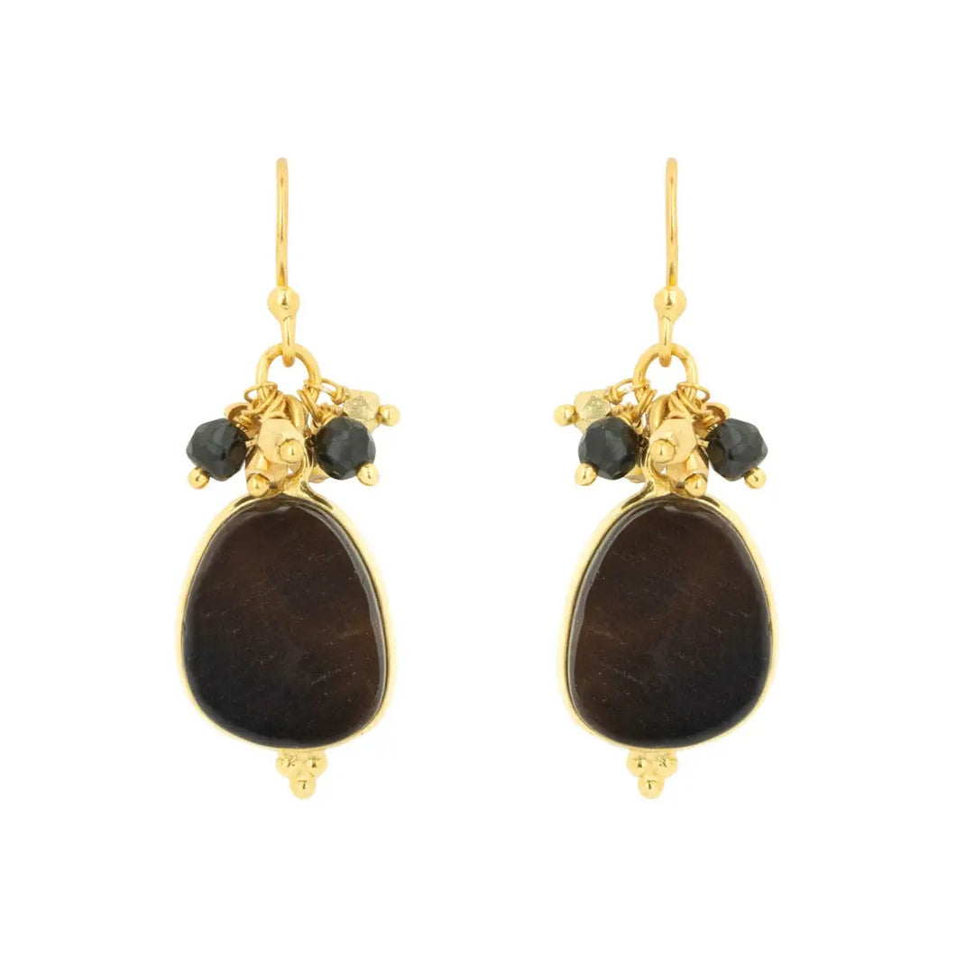 Ashiana | Willow Earrings | Smokey Quartz