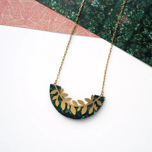 Branch Leaf Necklace