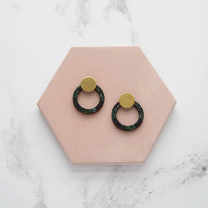 Ring Stud Earrings