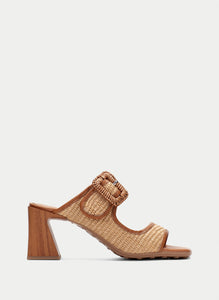 Hispanitas | Miami Raffia Heeled Mule