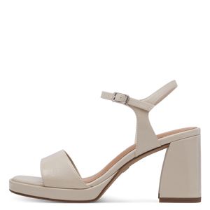 Tamaris | Ivory Patent Sandal