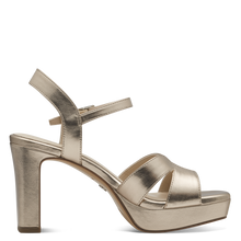 Load image into Gallery viewer, Tamaris | Metallic Platform Sandal