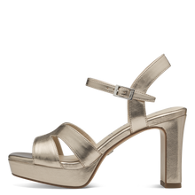 Load image into Gallery viewer, Tamaris | Metallic Platform Sandal