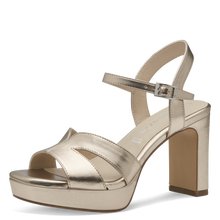 Load image into Gallery viewer, Tamaris | Metallic Platform Sandal