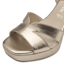 Load image into Gallery viewer, Tamaris | Metallic Platform Sandal