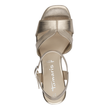 Load image into Gallery viewer, Tamaris | Metallic Platform Sandal