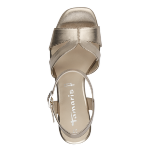 Tamaris | Metallic Platform Sandal