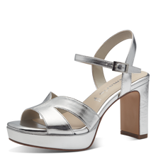 Load image into Gallery viewer, Tamaris | Metallic Platform Sandal