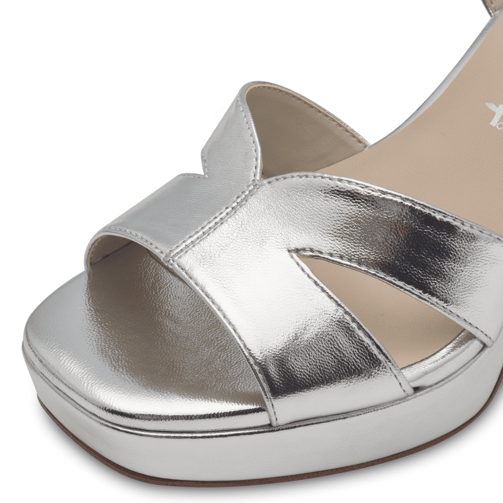 Tamaris | Metallic Platform Sandal