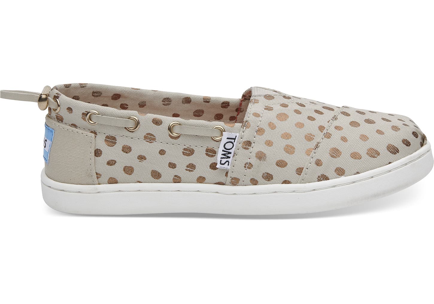 Rose gold store polka dot toms