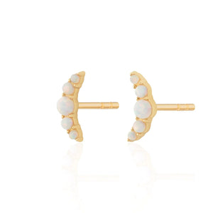 SP Opal Helix Stud Earring