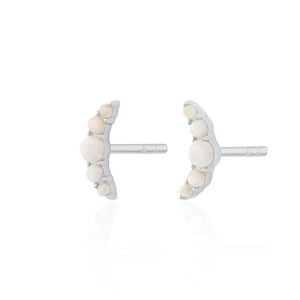 SP Opal Helix Stud Earring