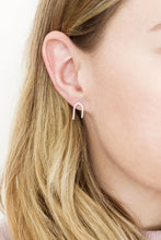 Load image into Gallery viewer, Asymmetric Arc Earrings